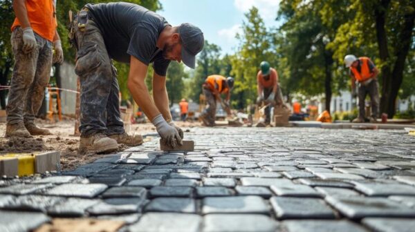 how professional paving contractors enhance driveway